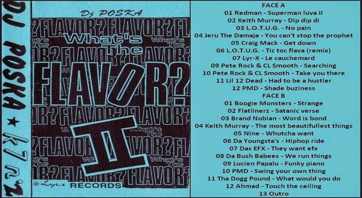 DJ Poska - What's The Flavor ? 25 Lyrics and Tracklist