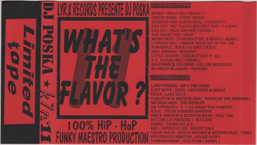 Précommande Dj Poska  What's the Flavor ? 50  Triple vinyle numéroté de  1/300 ex